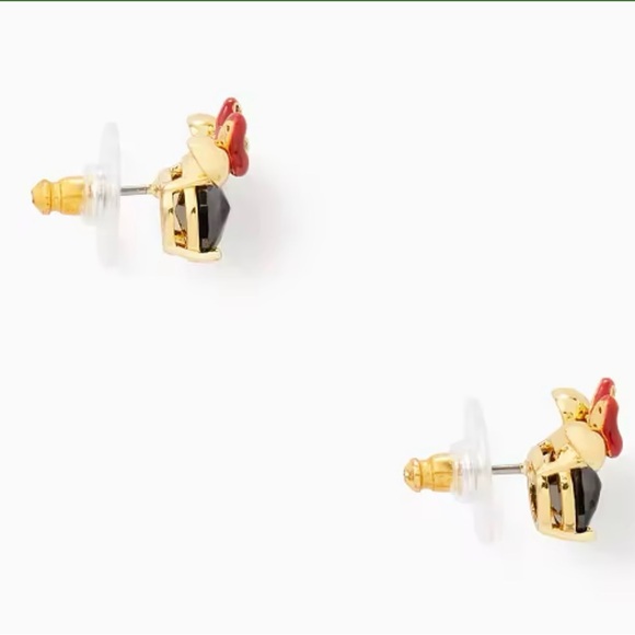 NWT - ♠️ SET Disney X Kate Spade New York Minnie Ring & Minnie Earring Stud S… - Picture 4 of 6